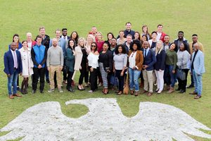 Alumni at Founders' Assembly